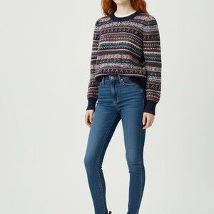 J. Crew wool puff sleeve sweater